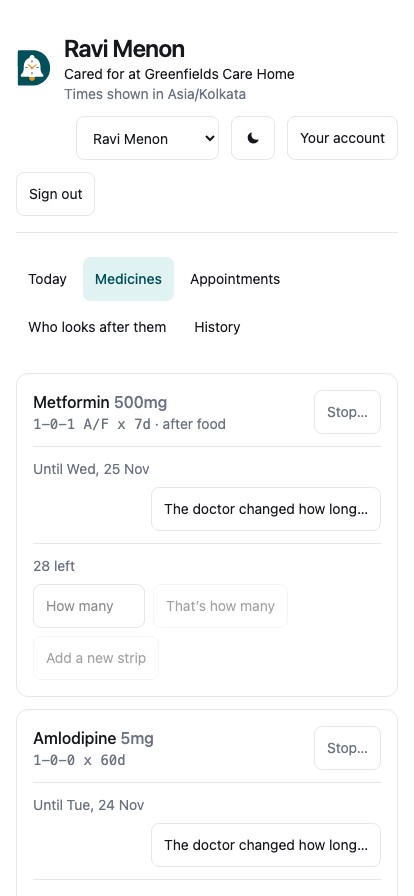 Medicines