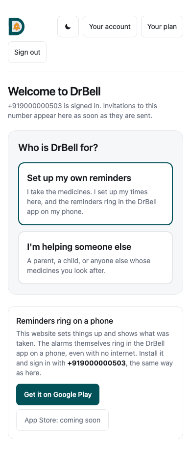 Welcome to DrBell on the website