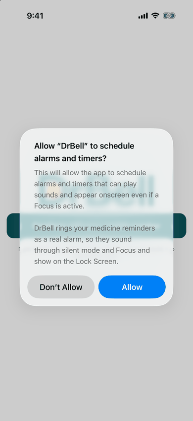 Allow DrBell to schedule alarms